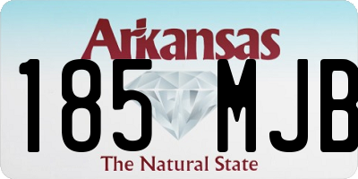AR license plate 185MJB