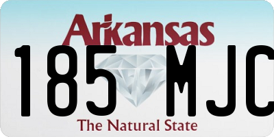 AR license plate 185MJC