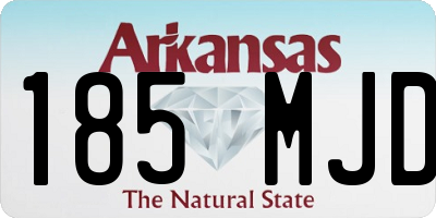 AR license plate 185MJD
