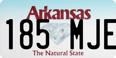 AR license plate 185MJE