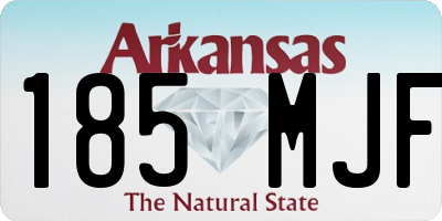 AR license plate 185MJF