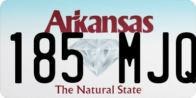 AR license plate 185MJQ