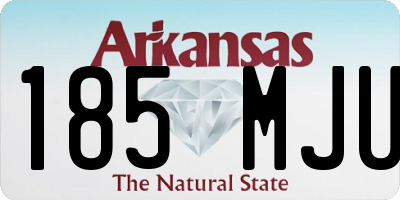 AR license plate 185MJU