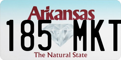 AR license plate 185MKT