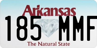 AR license plate 185MMF