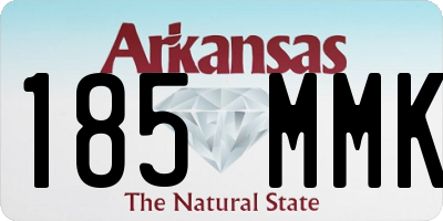 AR license plate 185MMK