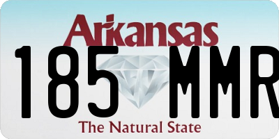 AR license plate 185MMR