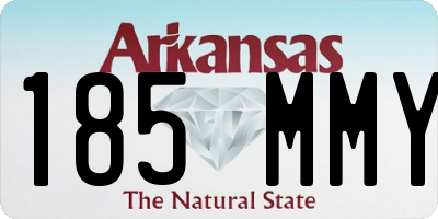 AR license plate 185MMY