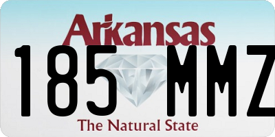 AR license plate 185MMZ