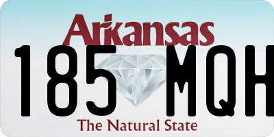 AR license plate 185MQH