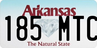 AR license plate 185MTC