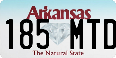 AR license plate 185MTD
