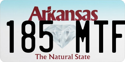 AR license plate 185MTF