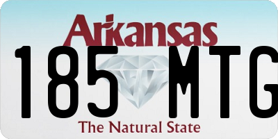 AR license plate 185MTG