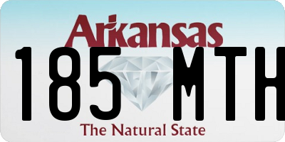 AR license plate 185MTH