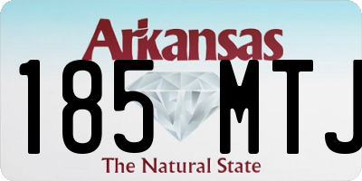 AR license plate 185MTJ