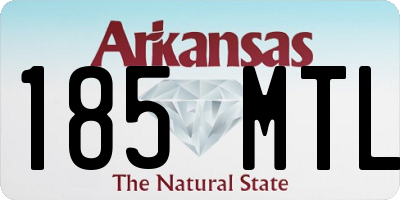 AR license plate 185MTL