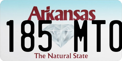 AR license plate 185MTO