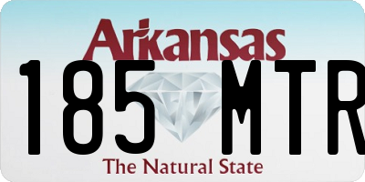 AR license plate 185MTR