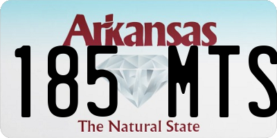 AR license plate 185MTS