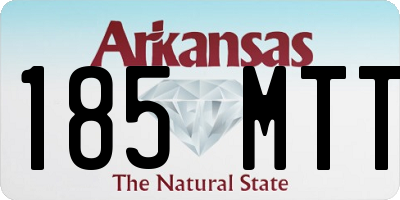 AR license plate 185MTT