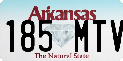 AR license plate 185MTV