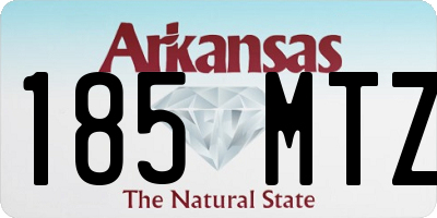 AR license plate 185MTZ