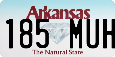 AR license plate 185MUH
