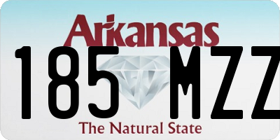 AR license plate 185MZZ