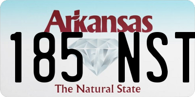 AR license plate 185NST