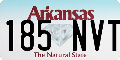 AR license plate 185NVT
