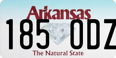 AR license plate 185ODZ