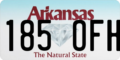 AR license plate 185OFH