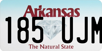 AR license plate 185UJM