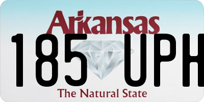 AR license plate 185UPH