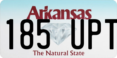 AR license plate 185UPT