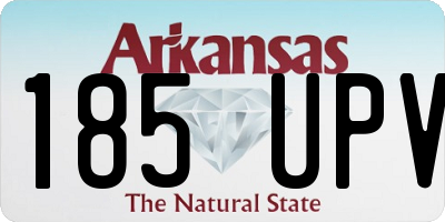 AR license plate 185UPV