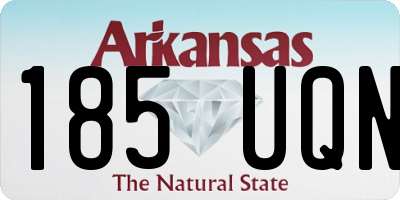AR license plate 185UQN