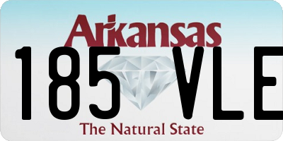 AR license plate 185VLE