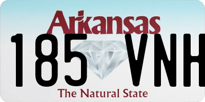 AR license plate 185VNH