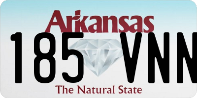 AR license plate 185VNN