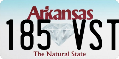 AR license plate 185VST