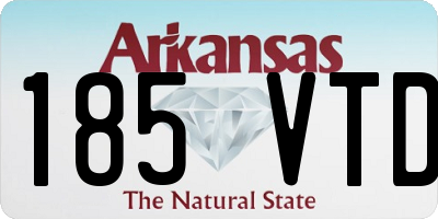 AR license plate 185VTD