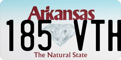 AR license plate 185VTH