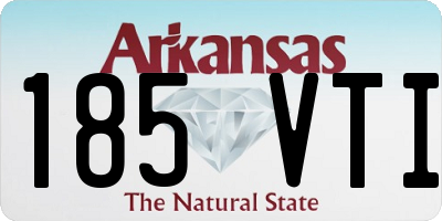 AR license plate 185VTI