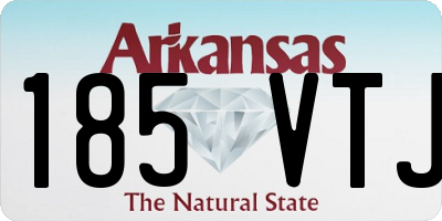 AR license plate 185VTJ