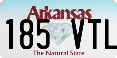 AR license plate 185VTL