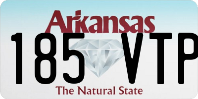 AR license plate 185VTP