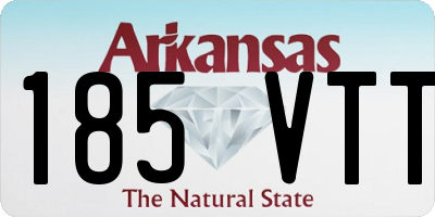 AR license plate 185VTT