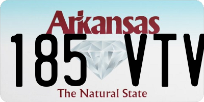 AR license plate 185VTV